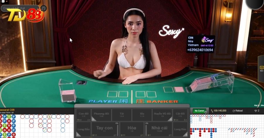 Baccarat TD88 là game bài châu Âu hấp dẫn